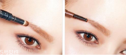 塑形眉胶怎么用?修眉后直接勾画眉形